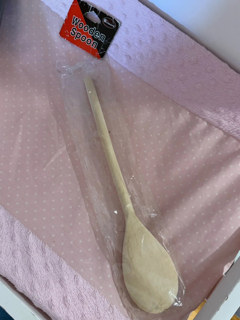Winco 82 Brown Wooden Spoon, NIB